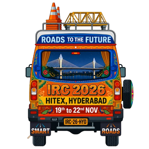 Decorated Indian tourist van on the highway